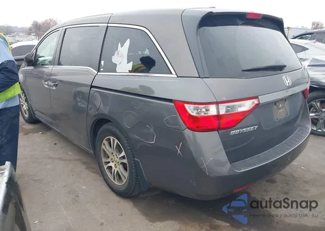 2013 Honda Odyssey Ex-L из США, поврежденный, VIN 5FNRL5H66DB002024